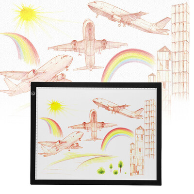 

A3 LED Light Box Tracer with Scale Ultra-thin USB Powered Tracing Light Pad Board 3 Level Adjustable Brightness for Artists Drawin