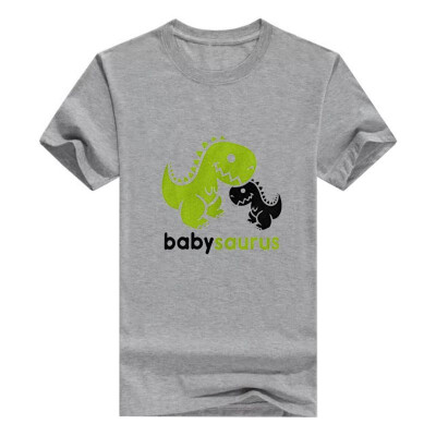 

Funny Dinosaur Cute Mommy Daddy Cartoon Mens t-Shirt