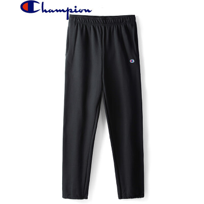 

Champion champion sports pants mens knit comfortable life casual sports closing trousers P0894 black  code