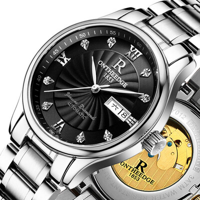 

Man Automatic mechanical watch Business affairs Wrist watch Waterproof steel strip Calendar watch
