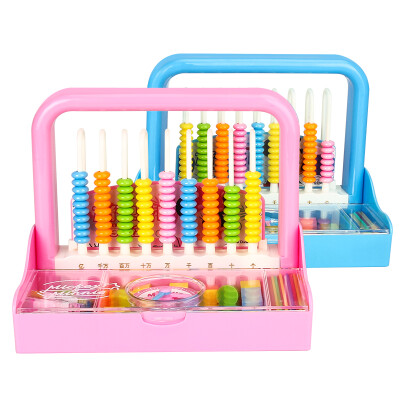 

Disney learning learning box childrens abacus primary school mathematics counter arithmetic toy multi-function calculator nine lines two in one male models