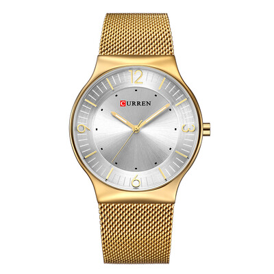 

Curren Watches New Fashion Simple Style Business Men Watches Ultra-thin Quartz Male Wristwatches Clock Relogio Masculino
