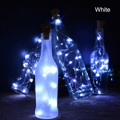 

UpperX 1PCS Solar 2M LED Cork Shaped 20 LED Night Fairy String Light Kork Solarbetrieben Licht Wine Bottle Lamp