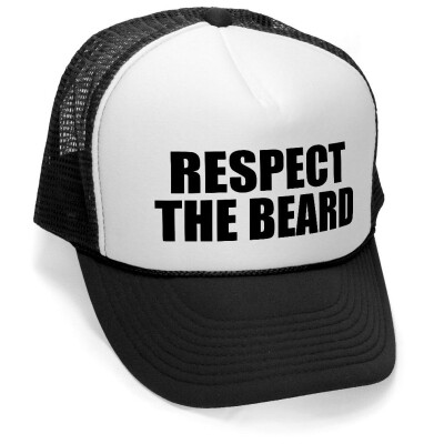 

The Goozler Respect The Beard - Unisex Adult Trucker Cap Hat