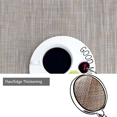 

NeillieN environmentally friendly PVC woven mat Hotel Western dish mat bowl mat heat insulation mat water wash quick dry mat
