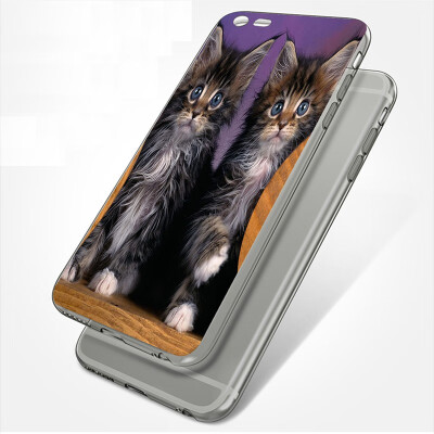 

For Huawei P10 Plus Huawei P10 Lite Huawei P10 TPU Soft Phone Case Back Cover Colored Cat style