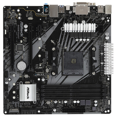 

ASRock B450M Pro4-F motherboard AMD B450AM4 Socket