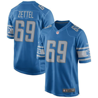 

Mens Football Jersey Detroit Lions Ziggy Ansah Blue 2017 Game Jersey