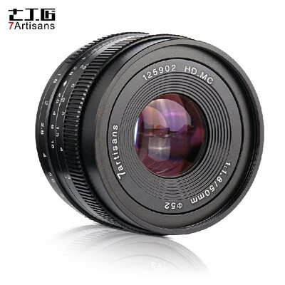 

7artisans 50mm F18 Manual Focus Camera Lens Large Aperture for Olympus Epm2E-PL7E-PL8E-P5E-P6 for Panasonic G5G6G7GF5GF6