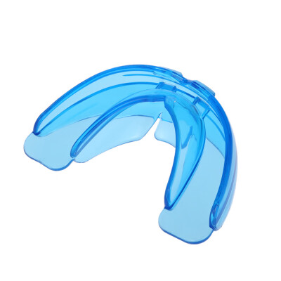 

1Pc Orthodontic Trainer Teeth Tooth Alignment Appliance Mouthpieces Brace Dental Tray Mouthguard Blue Silicone With Box