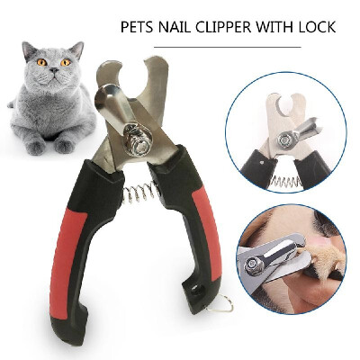 

Professional Pet Dog Nail Clipper with Lock Grooming Scissors Clippers for Animals Cats Size