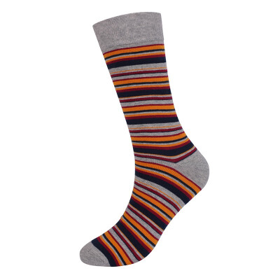 

LifeWheel Men & Women Colorful Funky Cotton Striped Pattern Long Dress Crew Socks For Thick Autumn Winter Business Casual