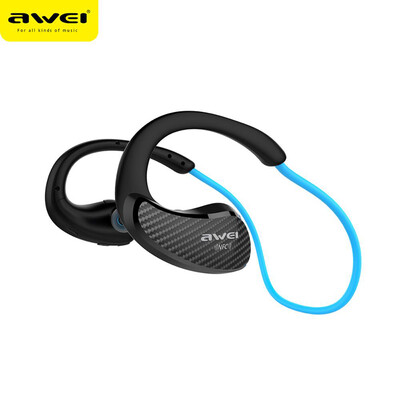 

New Awei A881BL NFC bluetooth earphones IPX4 f waterproof wireless headphone connect two devices for Iphone SamSung Xiaomi