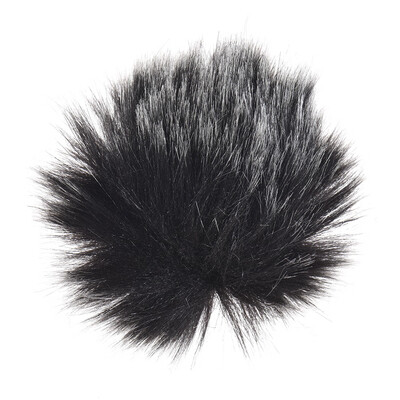 

Furry Outdoor Microphone Windscreen Muff Mini Lapel Lavalier Microphone Windshield 5-Pack