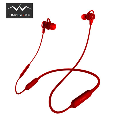 

Linner Learning NC50 Active Noise Reduction Wireless Bluetooth Sports Call Running Magnetic Waterproof In-ear Headset Music Stereo Headphones Magic Red