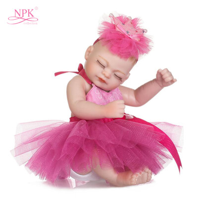 

NPKCOLLECTION 10in Reborn Baby Rebirth Doll Kids Gift Rose Red