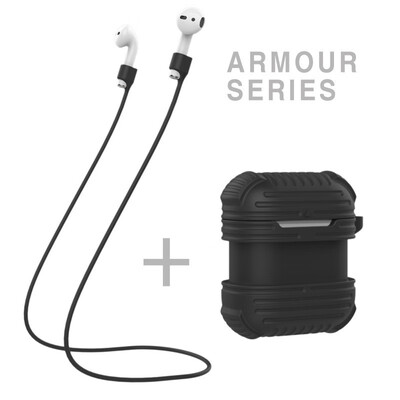 

Ai Simai airpods protective cover Apple Bluetooth headset silicone sleeve with anti-lost rope anti-fall two-in-one suit