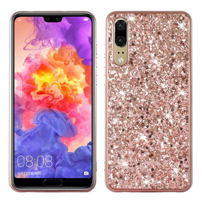 

MOONCASE Huawei P20 Glitter TPU-Rose Gold