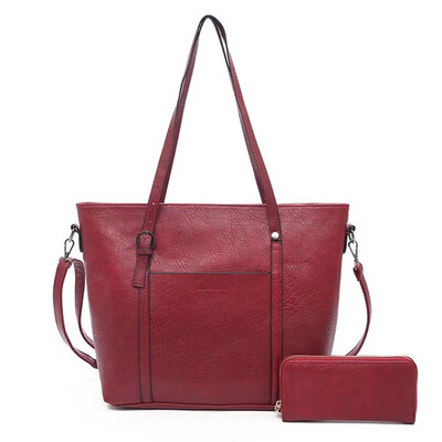 

2019 Large Capacity Women Bags Shoulder Tote Bags bolsos Women Messenger Bags With Wallet Famous Designers Leather Handbags Sac