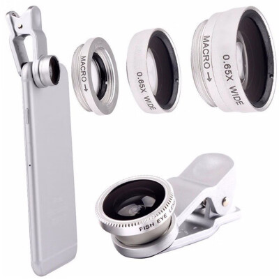 

Universal Mobile Phone Lens Wide-angle Macro Fisheye Three-in-one Set External