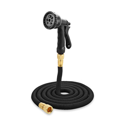 

Flexible Expandable Garden Tube Plastic Hose with Spray Machine Airbrush Latex Core for Watering Washing