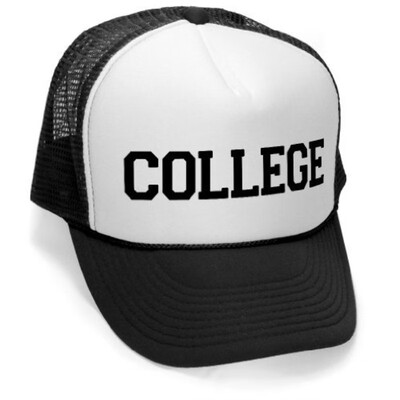 

Megashirtz - College - Vintage Style Trucker Hat Retro Mesh Cap