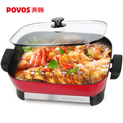 

Pentium POVOS multi-purpose pot home multi-function 7L large capacity electric hot pot fried electric hot pot electric wok roasted fish pot EH702