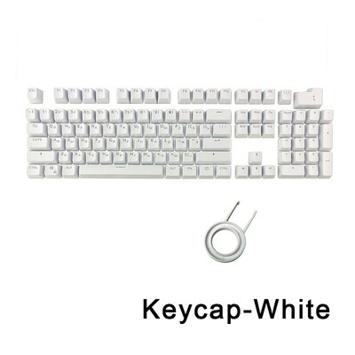 

Russian Keycaps for Mechanical Keyboard Compatible with MX Switches DIY Replacement Transparent Support Led Lighting Keycaps