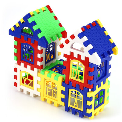 

Children DIY House Building Blocks Construction Brain Development Toy