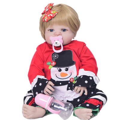 

New Design Reborn Dolls 23" 57 cm Full Silicone Vinyl Lifelike Bonecas Reborn Baby Toys For Kids Birthday Holiday Gifts