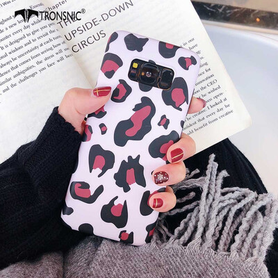 

Tronsnic Leopard Fashion Phone Case for Samsung Galaxy Note 8 9 Soft Case Luxury Covers Yellow Gold Pink