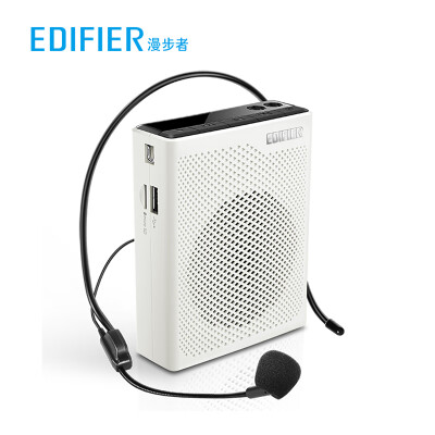 

Edifier EDIFIER MF5 Portable Digital Amplifier Bees High Power Teaching Dedicated Teacher Guides Megaphone Card Player Singing Machine White