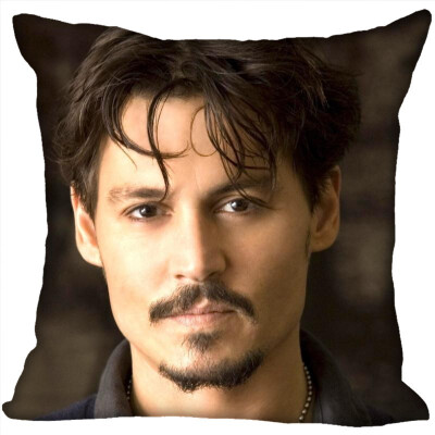 

Johnny Depp Pillow Case High Quality New Years Pillowcase Wedding Decorative Pillow Cover Gift For Children 35x35CM