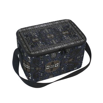 

ALAZA Insulated Lunch Box Persian Texture Lunch Bag for Men Women Portable Tote Bag Cooler Bag