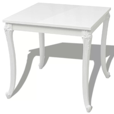 

Dining Table 315"x315"x30" High Gloss White