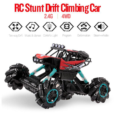 

RC Racing Car 4WD 24G Stunt Drift Climbing Car RC Off-road Car Birthday Gift for Kid Boy