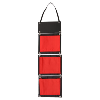 

Multi-functional Over Door Hanging Storage Organizer Oxford Fabric Houseware Closet 3 Pockets Yellow