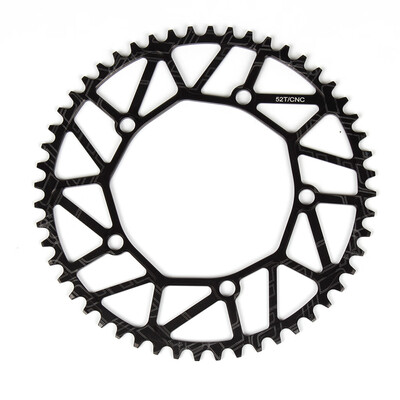 

Bike Cycling Bicycle Hollow Chainring Single Crank Wheel Folding Bike Crankwheel Crankset BCD 130MM 5 Holes Crankset 50T 52T 5