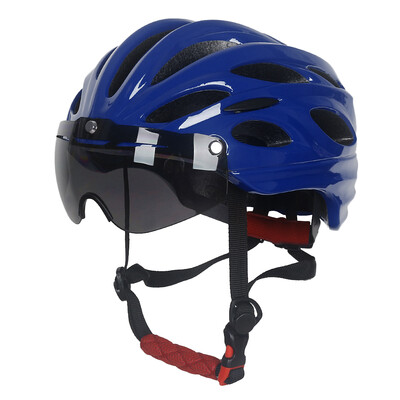 

Bike Bicycle Cycling Helmet Outdoor Sports Riding MTB Bike Bicycle Safety Protection Helmet with Detachable Magnetic Shield Goggle