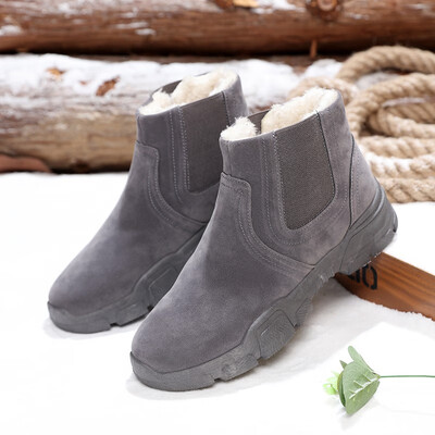 

Mens Martin Boots Casual Cotton Boots Warm Snow Boots in Winter
