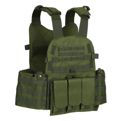 

Outdoor Mens Modular Molle Vest Hunting Chest Rig Gear Load Carrier Vest with Hydration Pocket