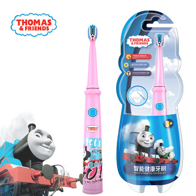 

Thomas&friends THOMAS & FRIENDS childrens electric smart toothbrush TC1803 sonic vibration toothbrush can replace DuPont soft brush head pink