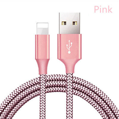 

USB Cable For iPhone Apple X XS MAX XR 8 7 6 6s plus Cable Fast Charging Cable Mobile Phone Charger Cord Braided Usb Data Cable