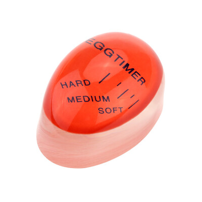 

Portable Color Changing Mini Egg Timer with Soft Medium Hard Boiled Calibration Practical Kitchen Supplies