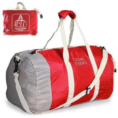 

Nylon Lightweight Foldable Duffel Luggage Bag for Men Women 40L 60L