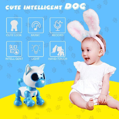 

ZYJH135 Pocket Mini Dog Intelligent Touchable Blow Microphone Voice Record Laughing Barking Electric Puppy Toy