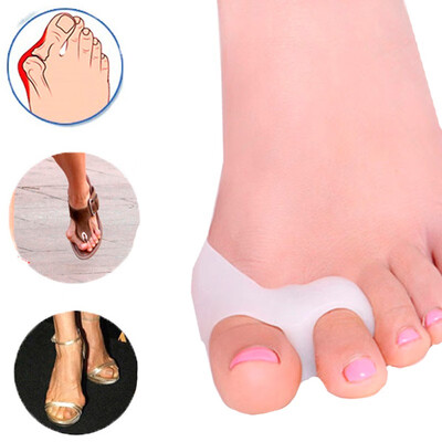

2Pcs Pedicure Concealer for Toes Gel Pedicure Stretchers Bunion Protector Straightener Bunion Corrector Foot Care Hallux Valgus