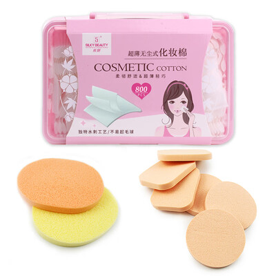 

Silky Beauty Makeup 3 Piece Set Makeup 800 Piece Puff 6 Pack Wash Face 2 Pack