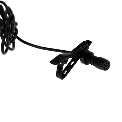 

Super Lapel Lavalier Tie Clip Metal Mono Microphone 35mm with Collar Clip for Lound Speaker