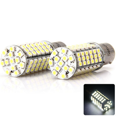 

Sencart 1157 Ba15d P215W 7W 102 SMD-3528 LEDs Car Bulb 6000-6500K Turn Signal Light 2 pcspack